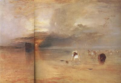 Joseph Mallord William Turner Calais sands,low water (mk31) oil painting picture